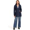 imageNautica Womens 34 Length Light Weight PufferNavy Seas