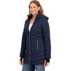 imageNautica Womens 34 Length Light Weight PufferNavy Seas