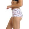 imageNautica Womens Cotton Boyshort Underwear Set 5PackNavy SeaStarlit GreyMd Heather GreyDeep PomegranateBrushed Floral