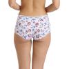 imageNautica Womens Cotton Boyshort Underwear Set 5PackNavy SeaStarlit GreyMd Heather GreyDeep PomegranateBrushed Floral