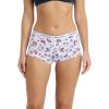 imageNautica Womens Cotton Boyshort Underwear Set 5PackNavy SeaStarlit GreyMd Heather GreyDeep PomegranateBrushed Floral