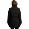 imageNautica Womens Mist Heavyweight Winter Coat Puffer Jacket with Detachable Faux Fur HoodBlack