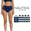 imageNautica Womens Seamless Ribbed Knit Brief Underwear Set 5PackSoft TaupeBlackWhiteMd Heather GreyNocturnal Navy