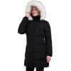 imageNautica womens Heavyweight Puffer Jacketfaux Furlined Hood Wind Waterresistant Winter CoatBlack