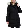 imageNautica womens Heavyweight Puffer Jacketfaux Furlined Hood Wind Waterresistant Winter CoatBlack