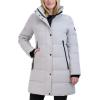 imageNautica womens Heavyweight Puffer Jacketfaux Furlined Hood Wind Waterresistant Winter CoatSilver Grey