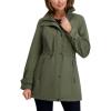 imageNautica Womens Soft Shell with BibHoodSage