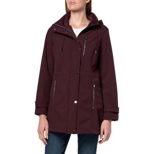 imageNautica Womens Soft Shell with BibHoodChianti