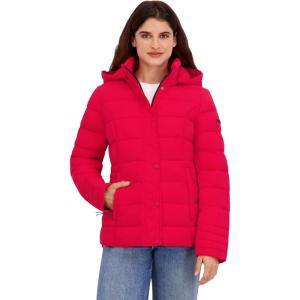imageNautica Womens Solid Lightweight Packable PufferNautica Red