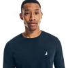 imageNautica Mens JClass Logo Long Sleeve TShirtNavy Seas