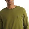 imageNautica Mens JClass Logo Long Sleeve TShirtNew Cape Olive