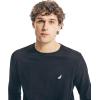 imageNautica Mens JClass Logo Long Sleeve TShirtNight Black