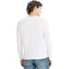 imageNautica Mens JClass Logo Long Sleeve TShirtOptic White