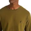 imageNautica Mens JClass Logo Long Sleeve TShirtThe Dark Olive
