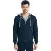 imageNautica mens Mens Anchor Fleece Fullzip HoodieNavy Seas