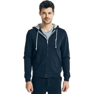 imageNautica mens Mens Anchor Fleece Fullzip HoodieNavy