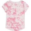 imageNautica Girls Short Sleeve TShirt with Fun Graphic Design Cotton Tee with Tagless InteriorPink Tiedye