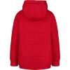imageNautica boys Heavyweight Hooded Bubble Jacket With Polar Fleece LiningTango Red