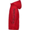 imageNautica boys Heavyweight Hooded Bubble Jacket With Polar Fleece LiningTango RedNavy
