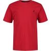 imageNautica Boys Short Sleeve Solid VNeck TShirt Soft Comfortable Relaxed FitCarmine