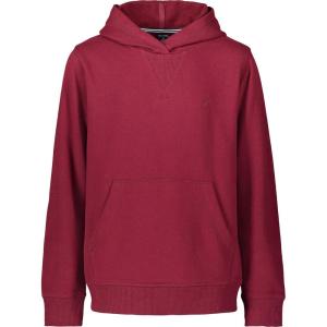 imageNautica Boys Pullover Fleece Hoodie SweatshirtBurgundy