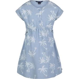 imageNautica Girls Short Sleeve Chambray Shirt DressChambray Palm