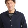 imageNautica Mens Nautica Sustainably Crafted Classic Fit Linen ShirtDeck Navy Seas