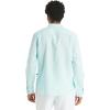 imageNautica Mens Nautica Sustainably Crafted Classic Fit Linen ShirtDeck Seawater Blue