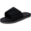 imageNautica Mens Athletic Slide Sandal Adjustable Straps Comfort SlipOn Regular ampamp Wide WidthsStoneblack