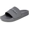 imageNautica Mens Slide Sandals  Comfortable SlipOn Pool ampamp Beach Shoes with Cushioned Footbed for Casual WearNavytibir