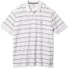 imageNautica Mens Classic Short Sleeve Striped Polo ShirtBright White
