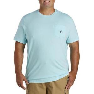 imageNautica Mens Classic Fit Pocket TShirtBright Aqua