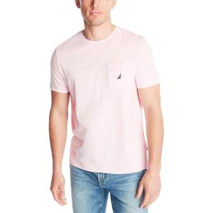 imageNautica Mens Classic Fit Pocket TShirtCradle Pink