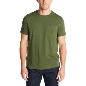 imageNautica Mens Classic Fit Pocket TShirtPine Forest Green