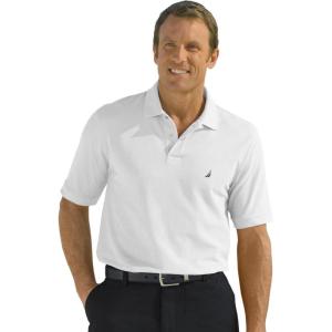 imageNautica Short Sleeve Solid Deck Polo Shirt ShirtBright White