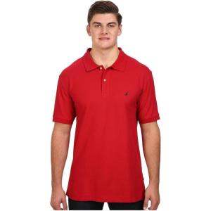 imageNautica Short Sleeve Solid Deck Polo Shirt ShirtNautical Red