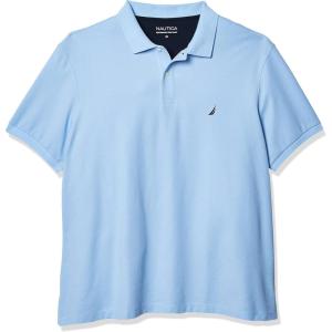 imageNautica Short Sleeve Solid Deck Polo Shirt ShirtNoon Blue
