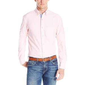 imageNautica Young Mens School Uniform Long Sleeve Performance Oxford ButtonDown ShirtOrchid Pink