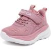 imageNautica Kids Fashion Sneaker Athletic Running Shoe with One Strap Boys  GirlsToddlerLittle KidMauve Whitemaxim