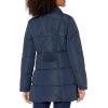 imageNautica womens Long Stretch Puffer Jacket  Heavyweight Winter Coat Hood ampamp Side OpeningNavy