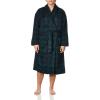 imageNautica tweed plush hooded robeMaritime Navy