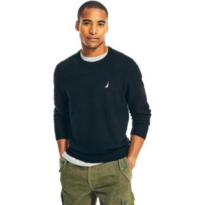 imageNautica Mens Nautica Mens JClass Logo Long Sleeve TShirtTrueblack
