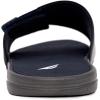 image:imageNautica Mens Athletic Slide Sandal Adjustable Straps Comfort SlipOn Regular amp Wide WidthsGrey