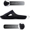 image:imageNautica Mens Athletic Slides Sport Shower Sandals for Indoor amp Outdoor  Lightweight Durable and ComfortableBlack