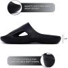 image:imageNautica Mens Athletic Slides Sport Shower Sandals for Indoor amp Outdoor  Lightweight Durable and ComfortableBlack Charcoal