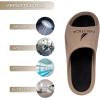image:imageNautica Mens Athletic Slides Sport Shower Sandals for Indoor amp Outdoor  Lightweight Durable and ComfortableDark Tan