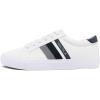 image:imageNautica Mens Casual Shoe Classic LaceUp Low Top Loafer Fashion Sneaker  in Medium amp Wide Width SizesWhite Navy Grey
