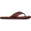 image:imageNautica Mens Flip Flop Shower Sandals Slides  Comfortable Waterproof Beach Footwear SlipOn ThongTan Brownlatmon