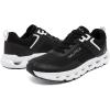 image:imageNautica Mens Running Sneakers Sport Fashion LaceUp Athletic Soft Shoes for Gym Tennis Men  Cushioned Breathable Lightweight amp ComfortableBlack Whitebolang