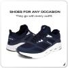 image:imageNautica Mens Running Sneakers Sport Fashion LaceUp Athletic Soft Shoes for Gym Tennis Men  Cushioned Breathable Lightweight amp ComfortableNavy White Gobi